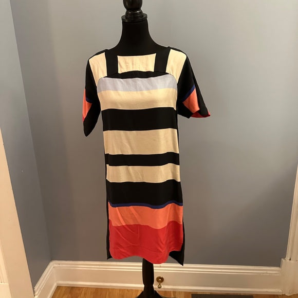 Ann Taylor Multi Colored Shift Dress XS