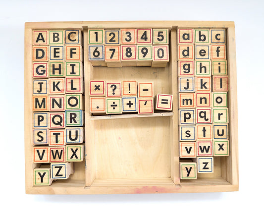 #153 Melissa & Doug Alphabet Stamp Set