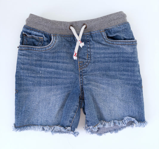 #88 Cat & Jack Elastic Waist Cut-Off Shorts Size 2T