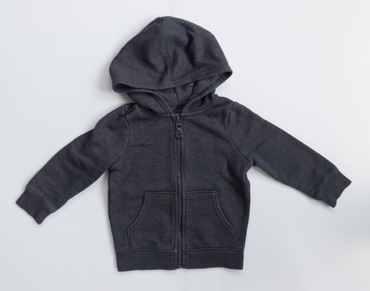 #38 Cat & Jack Grey Zip-Up Hoodie Toddler Size 2T