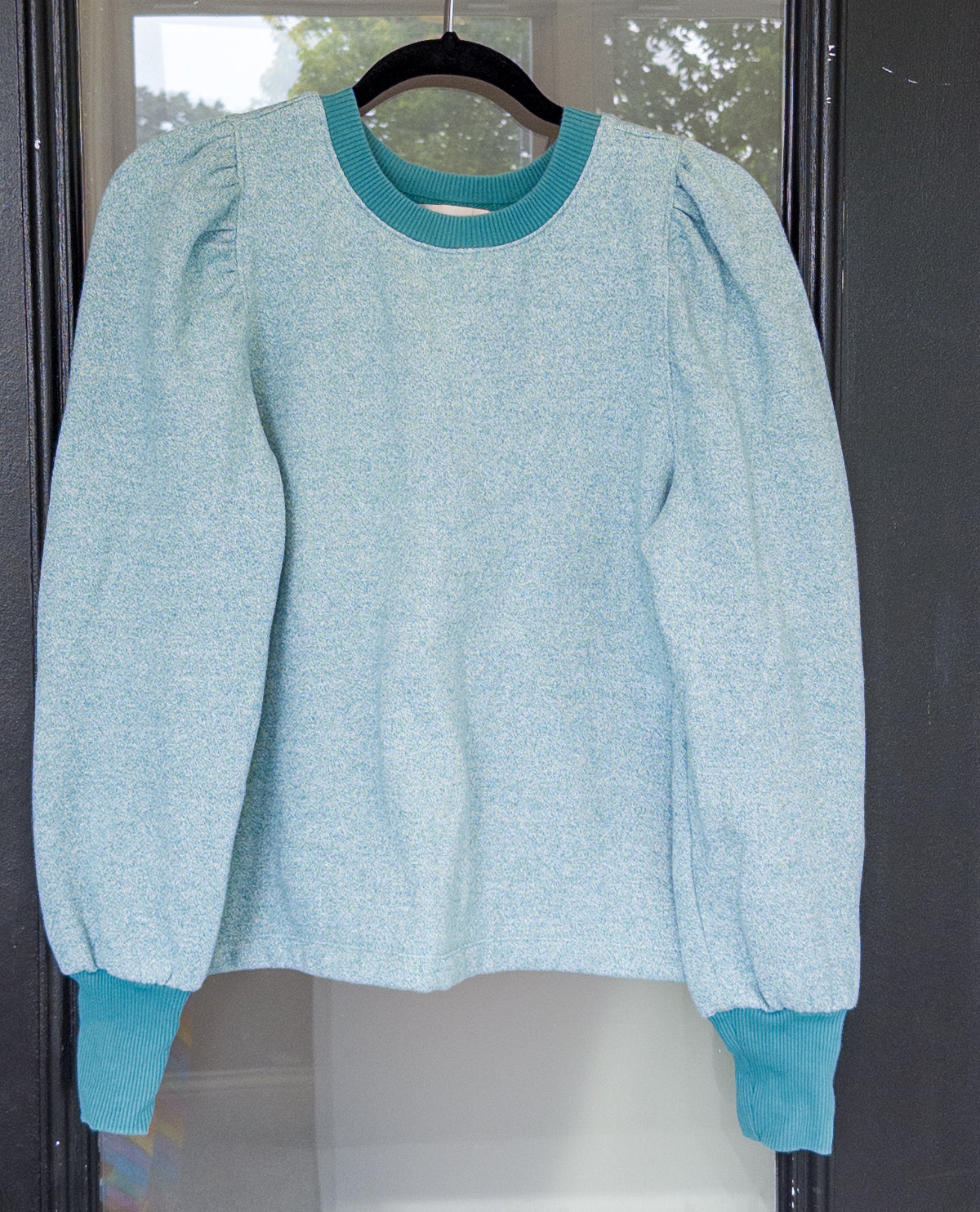 #38 Loft Teal Sweatshirt Women's Medium