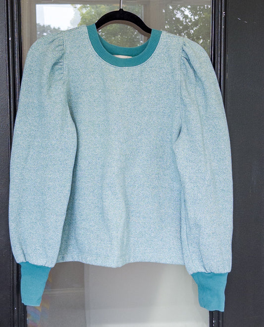 #38 Loft Teal Sweatshirt Women's Medium - REDUCED