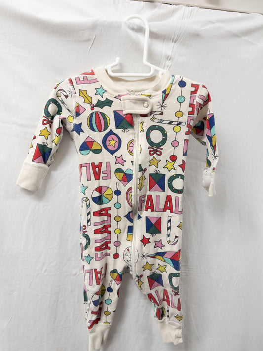 #151 Christmas pajamas 3-6 month Hanna Anderson