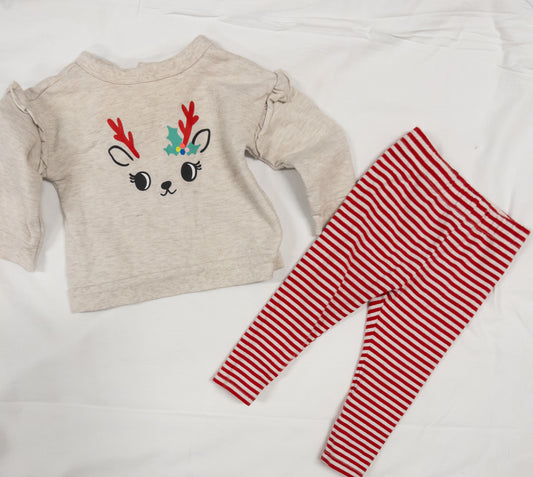 #151 cat and jack 9 month holiday set