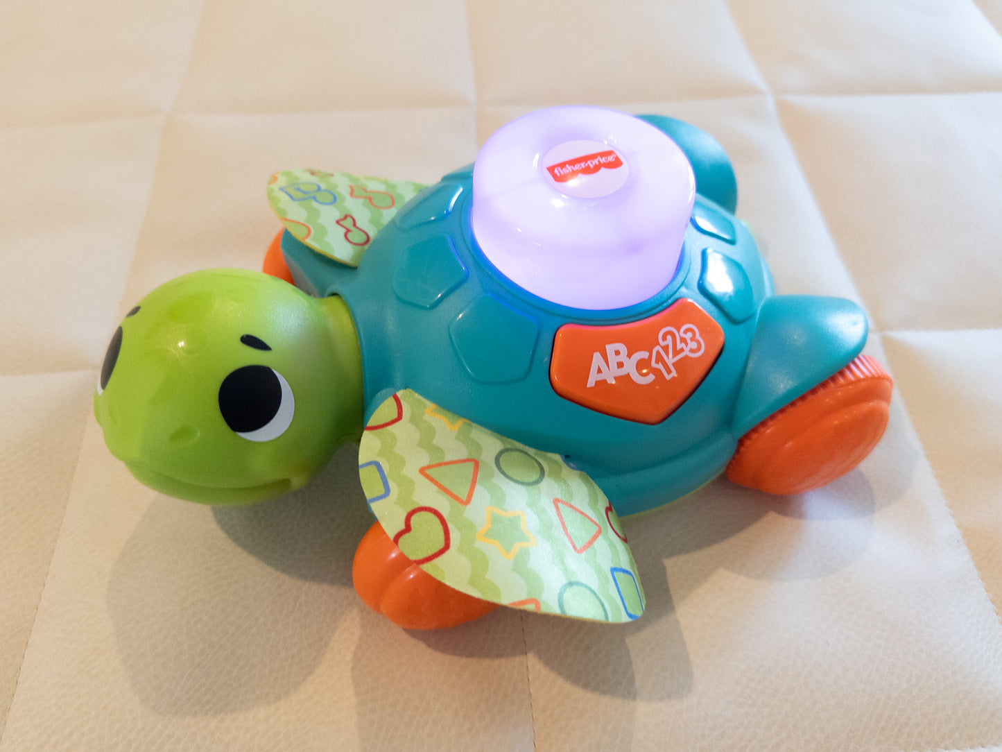 Fisher-Price Sit to Crawl Sea Turtle Toy - EUC