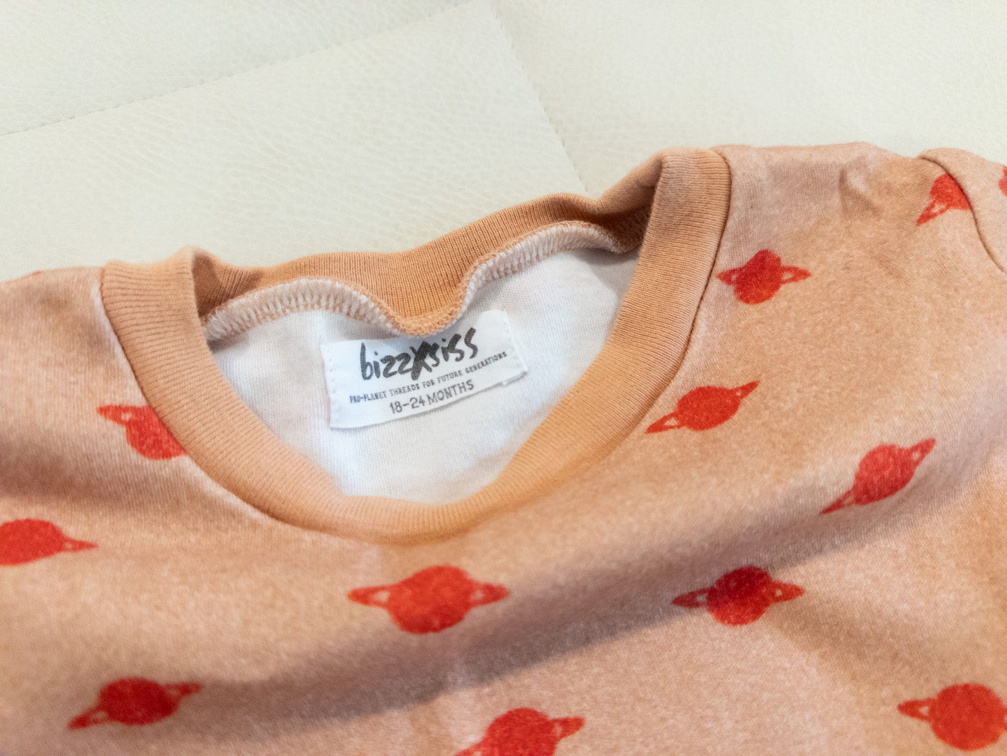 #152 Bizz x Siss 18-24m Saturn heavy cotton tee - EUC