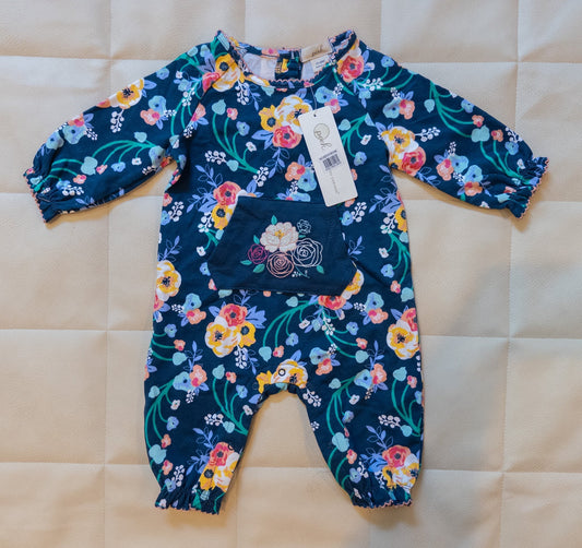 #151 Peek 3-6m spring floral baby girl jumper - NWT