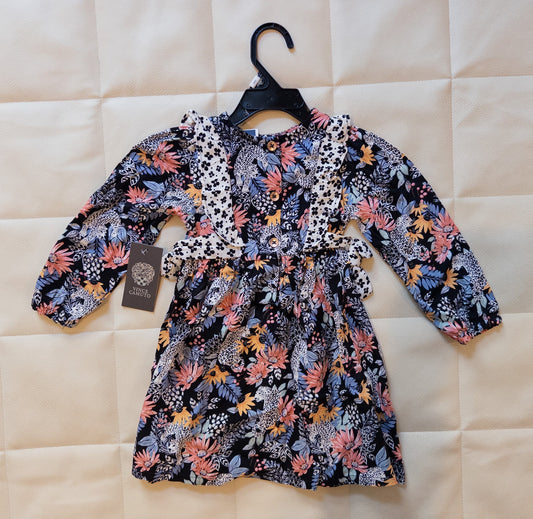 #151 2T girls floral flowy dress - NWT