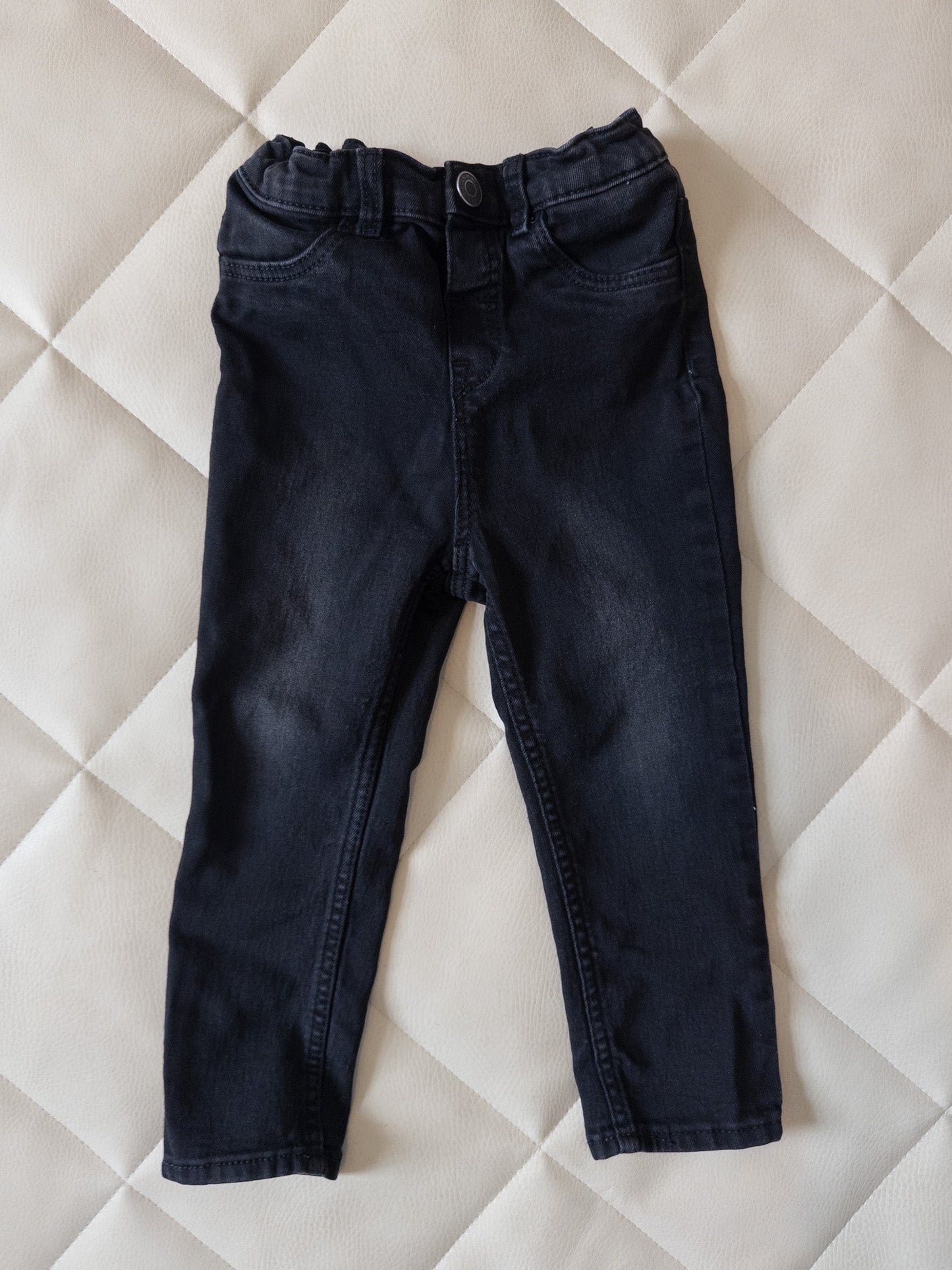 #152 H&M 2T black skinny jeans - EUC