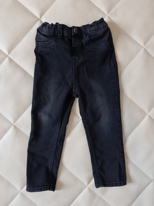 #152 H&M 2T black skinny jeans - EUC