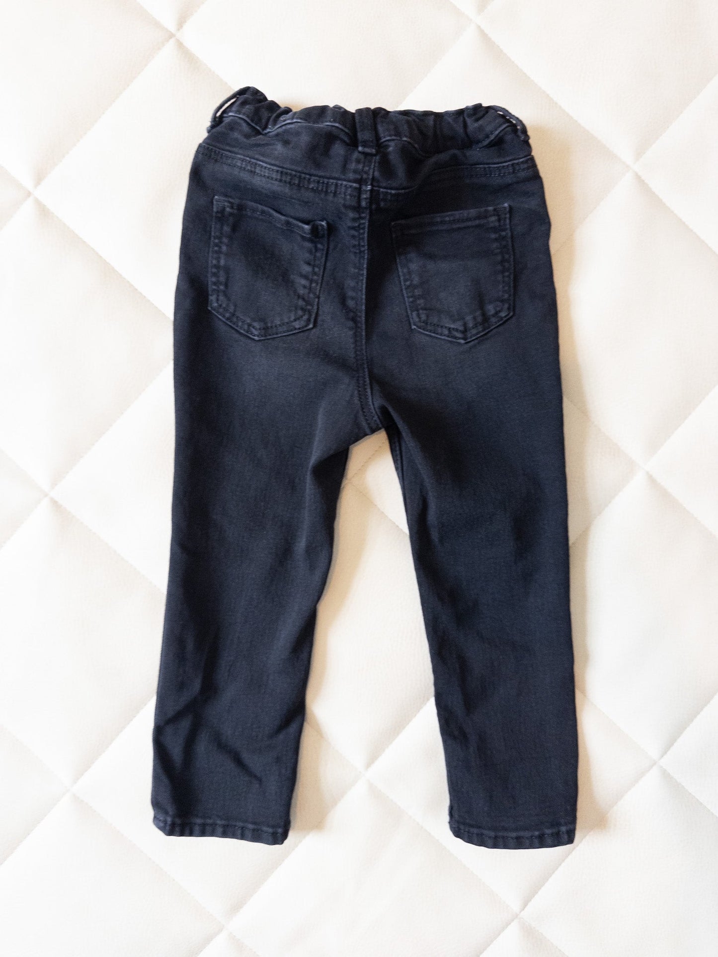 #152 H&M 2T black skinny jeans - EUC