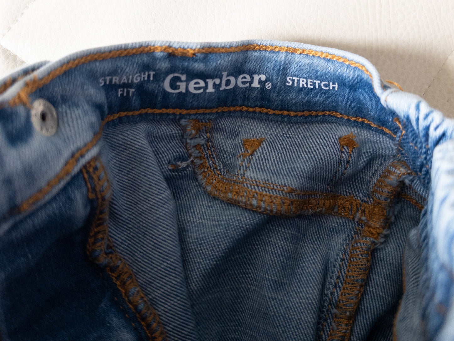 #152 Gerber 18m straight / stretch jeans - EUC