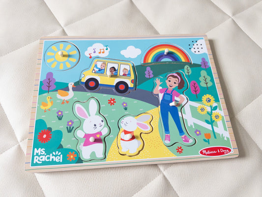 #152 Melissa & Doug Ms. Rachel musical puzzle - EUC