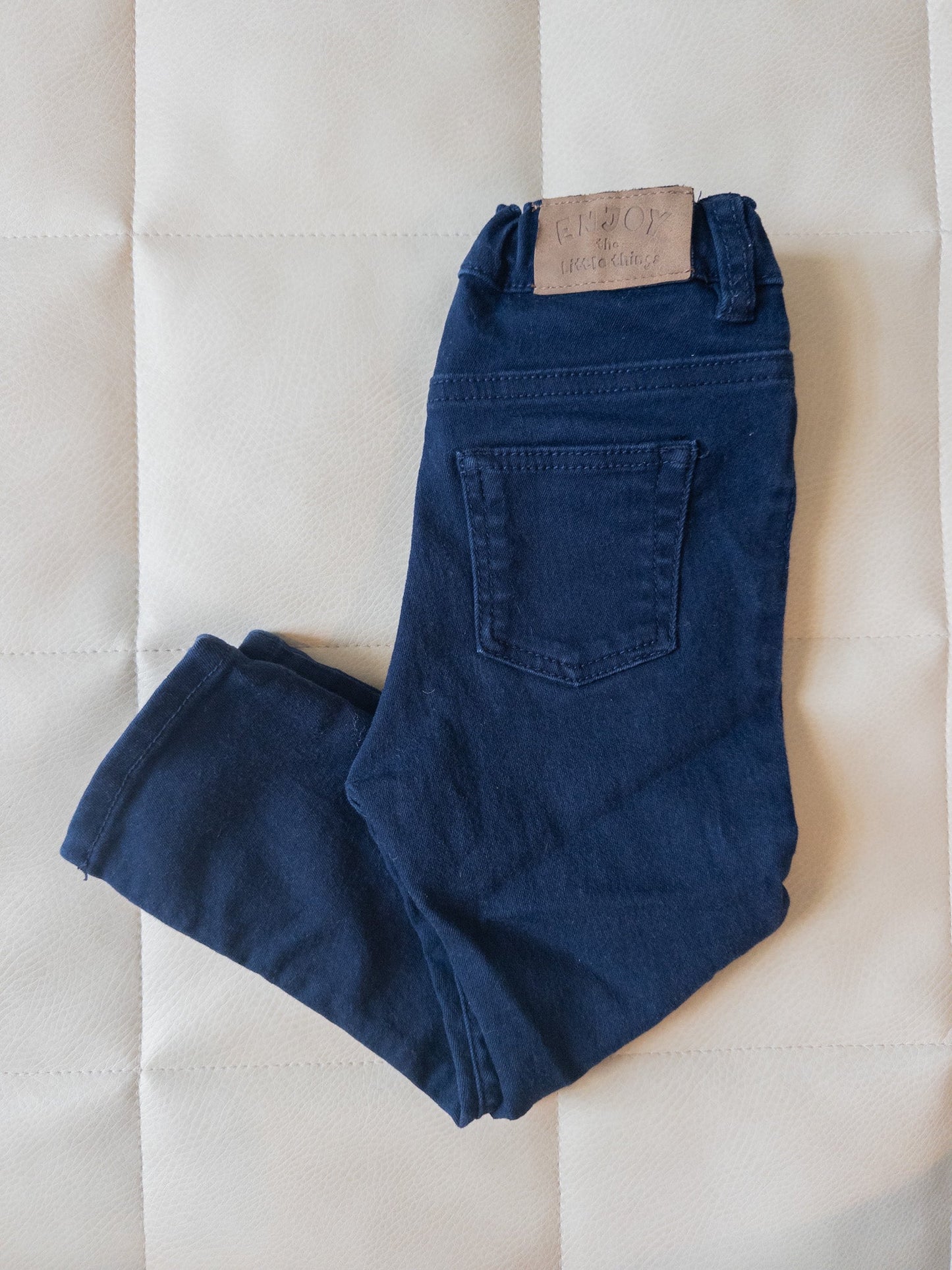 #152 H&M 12-18m / 18m dark denim jeans - EUC