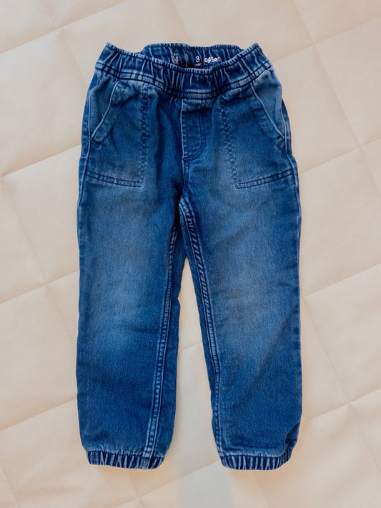 #152 GAP 3T jogger jeans - EUC