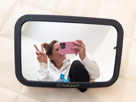 #152 KeaBabies rear facing car seat mirror - VGUC