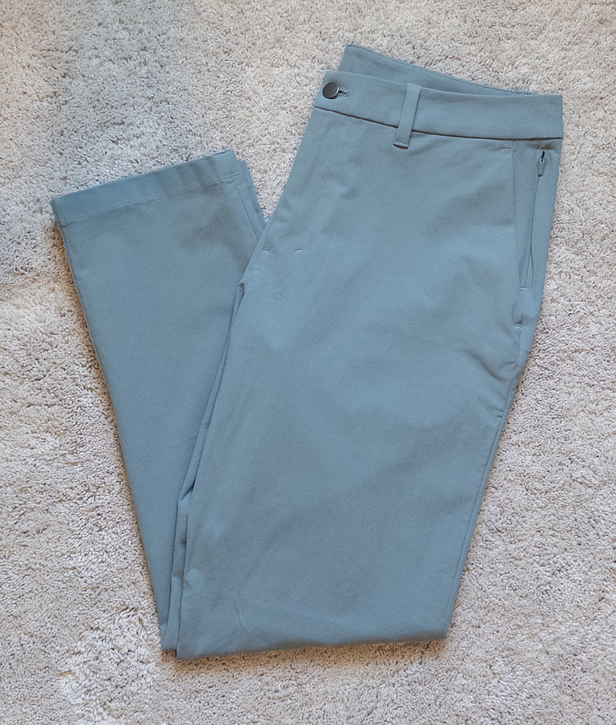 #37 Lululemon ABC Classic-Fit Trouser Size 34x32 Stretch Cotton VersaTwill pants, Belgian Blue - NWOT