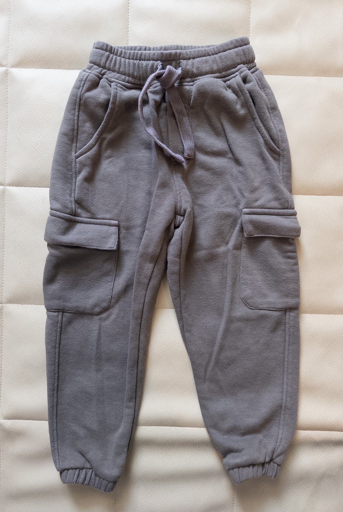 #37 4T Dreamy Sunday Boys Gray Cargo Sweatpants - EUC