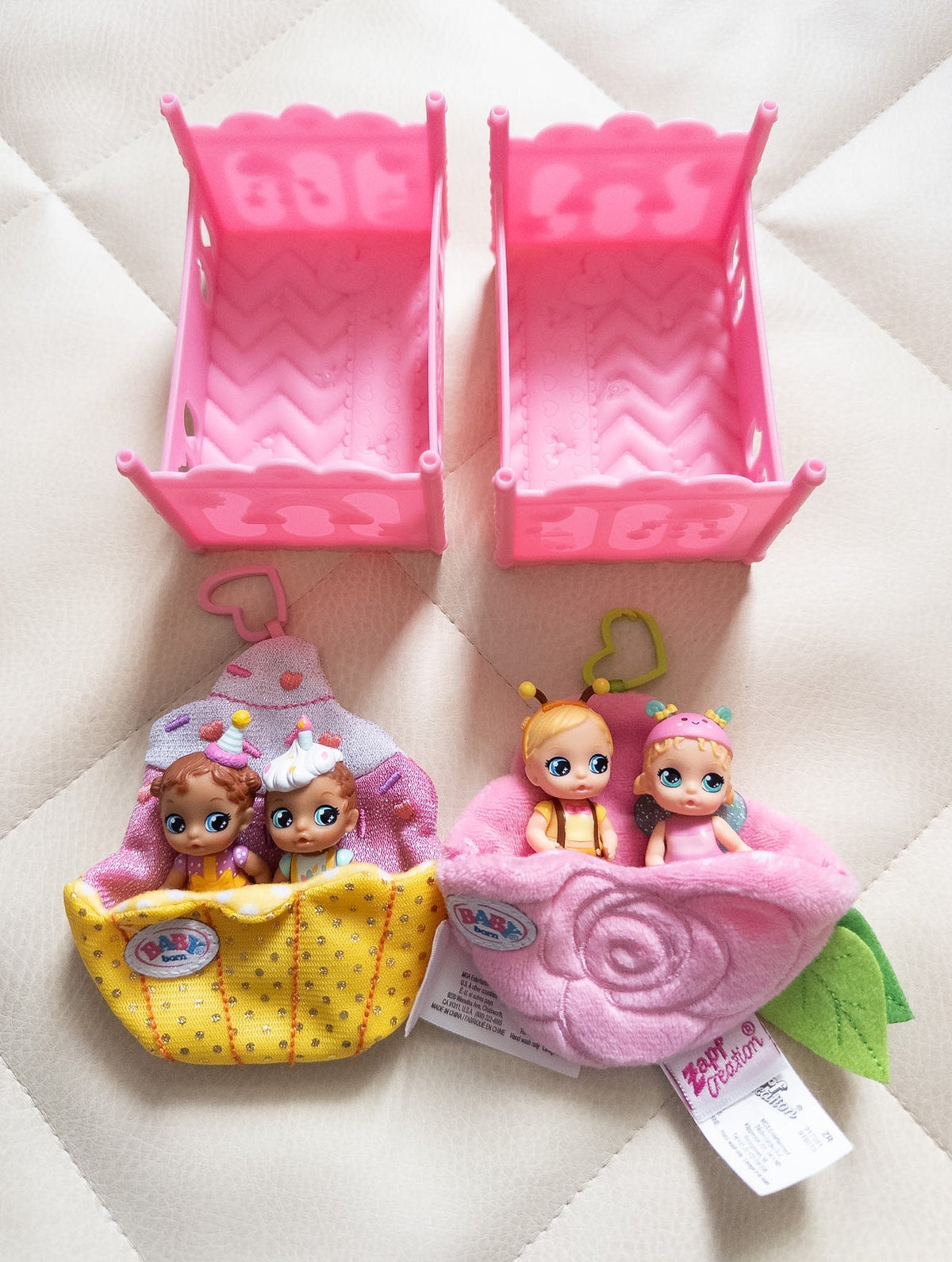 #37 Baby Born Surprise Mini Babies, 2 sets - EUC