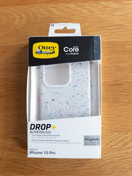 #37 Otter Box Confetti Case for iPhone 15 Pro - NEW