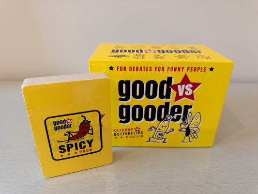#37 Good vs. Gooder Game + Spicy Pack - NEW / Like New