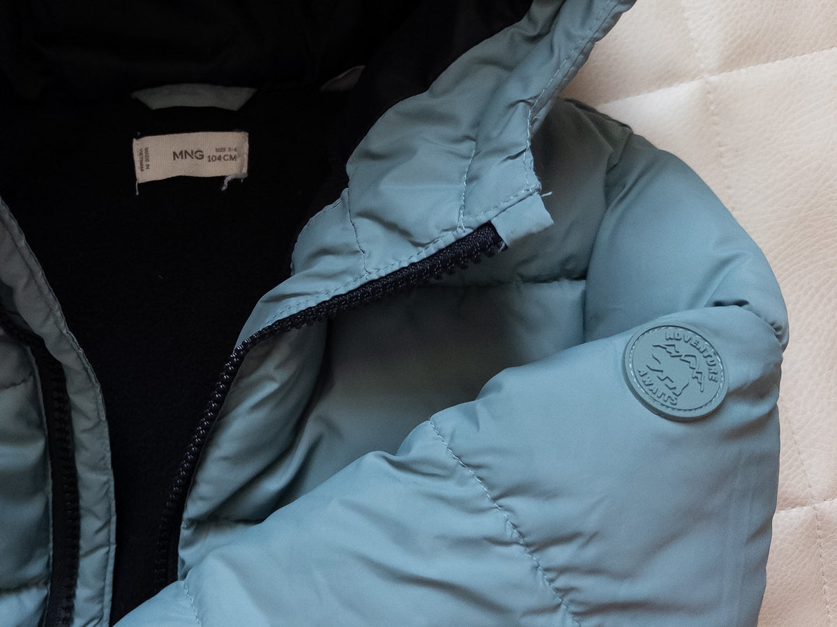 #37 Boys 3-4Y Mango Puffer Coat - VGUC