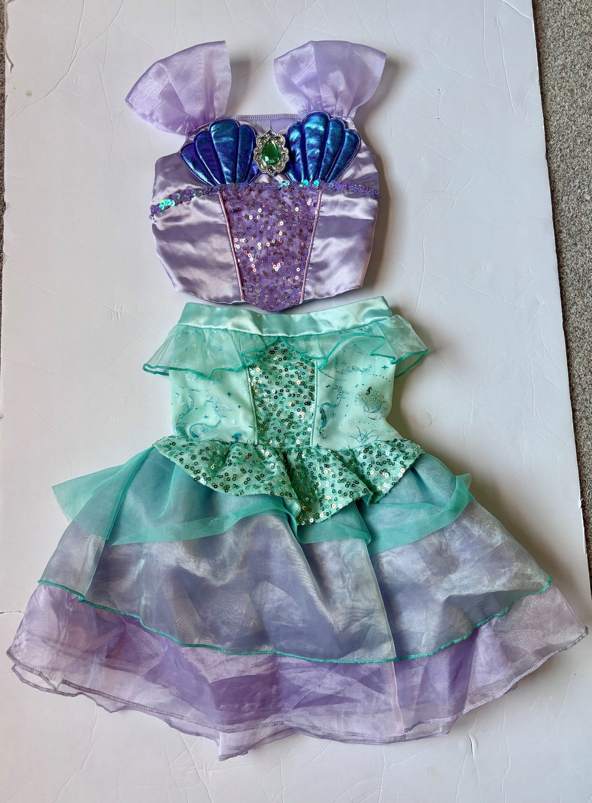 #154 Disney BBB Ariel Dress 3T EUC