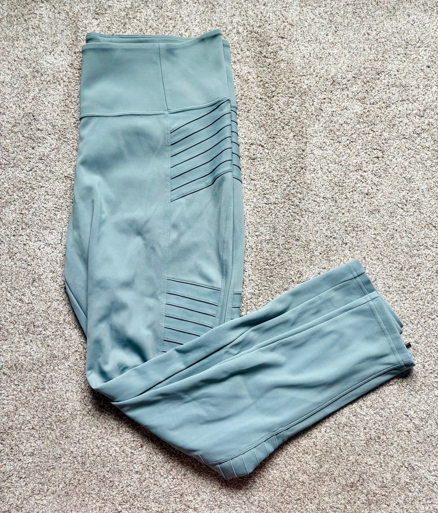 #43 Athleta Moto Zip Leggings Women's XL NWOT