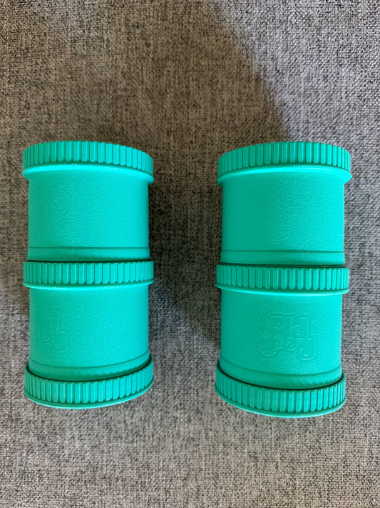 REDUCED #92 Re ply teal stacking snack containers