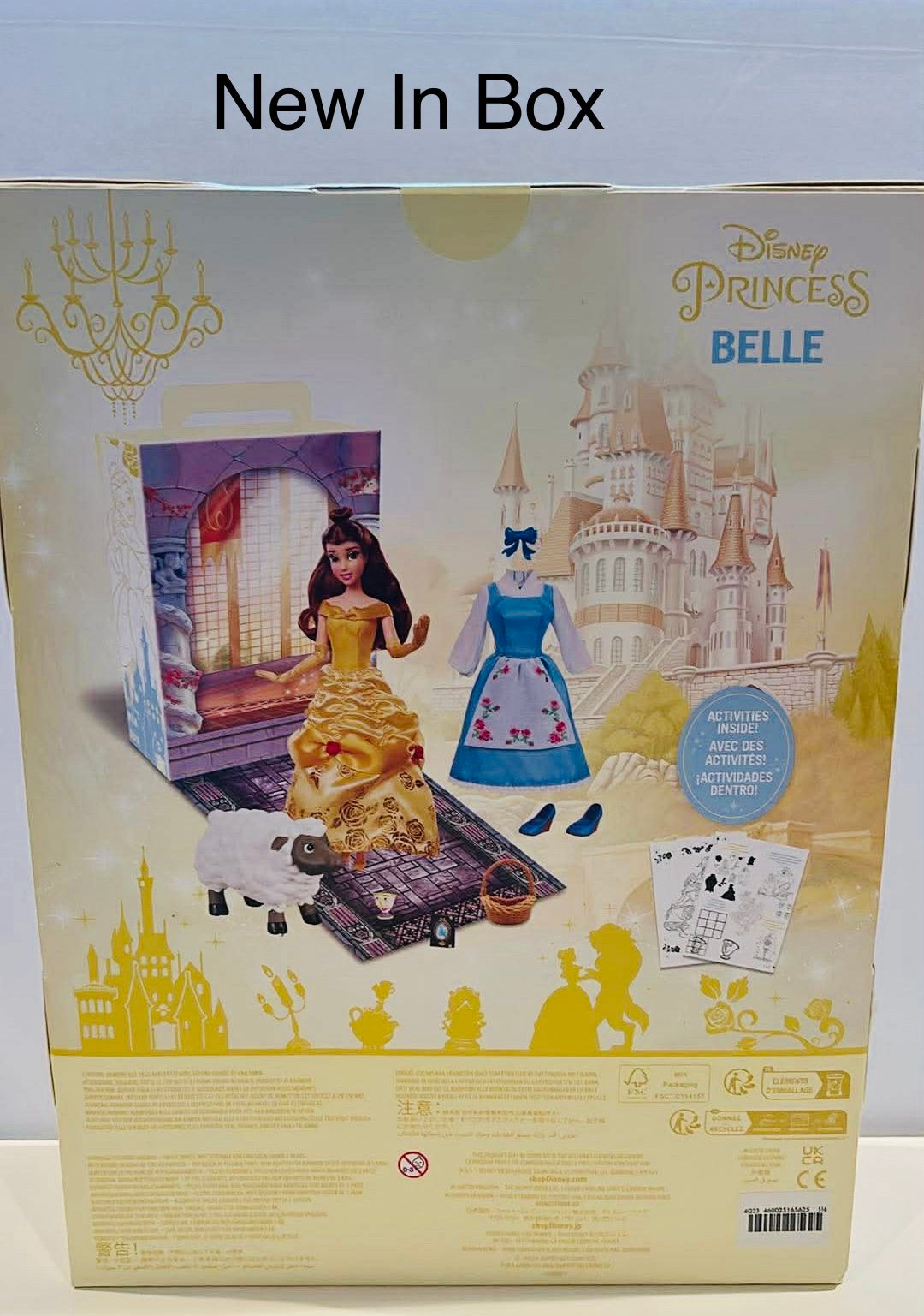 #99- *NIB Disney Belle Doll with 7 Accessories