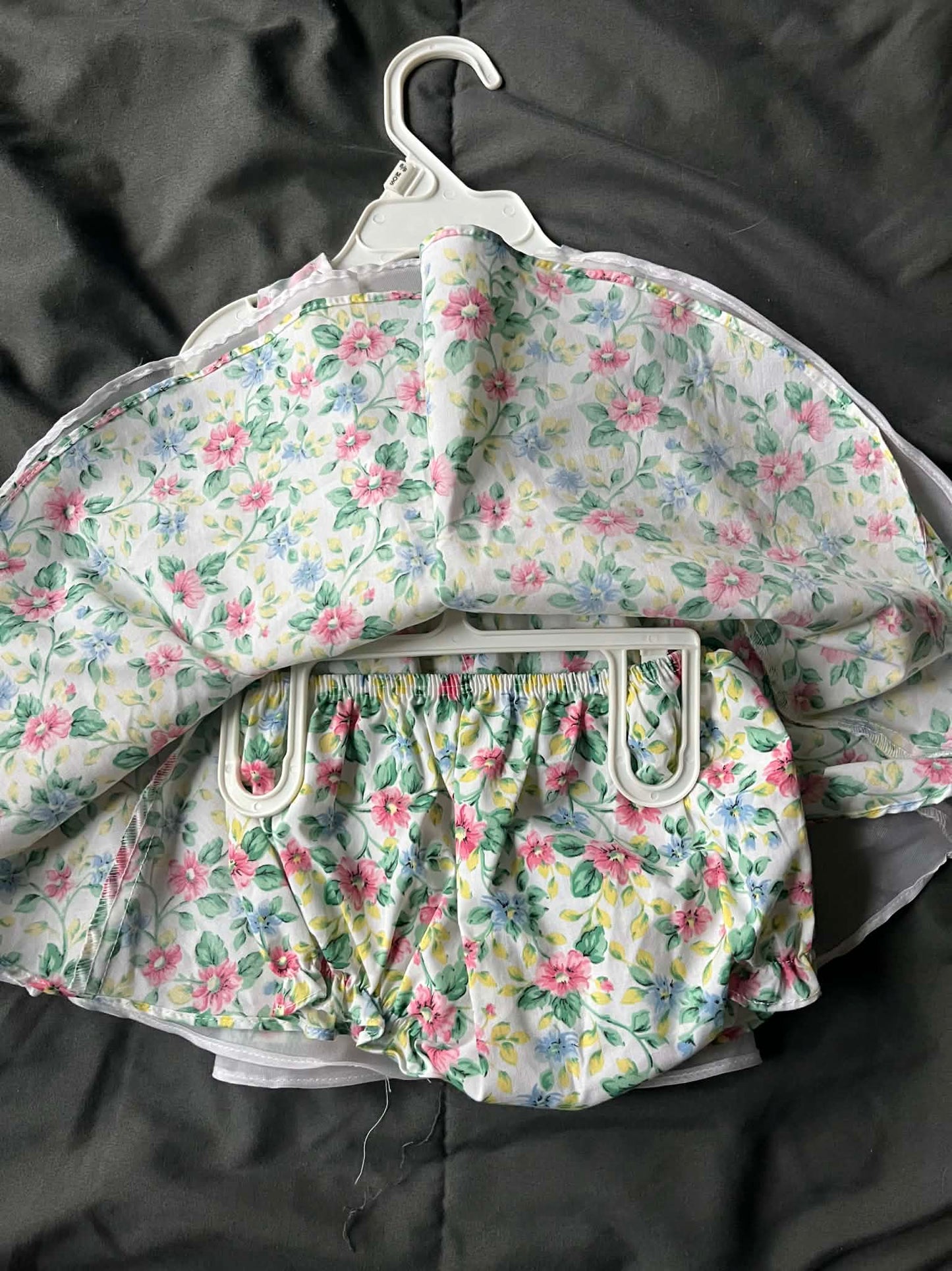 Seller #13 NWT girls size 6-9 months floral dress with matching diaper cover