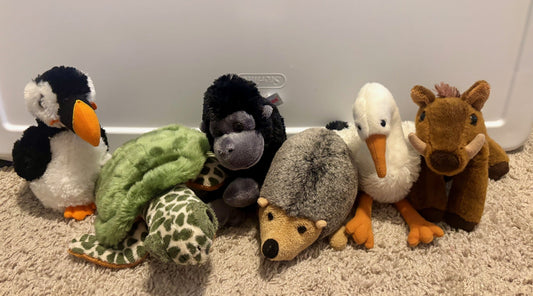 #43 Aurora Zoo Animal Stuffie Bundle like new