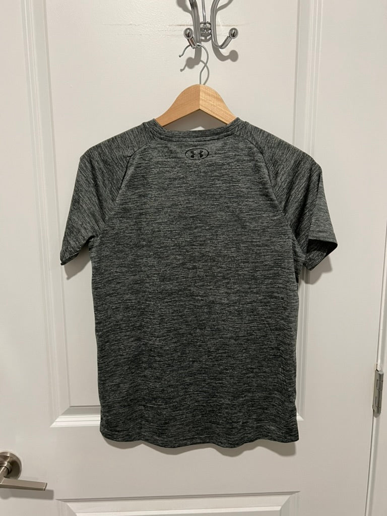 Seller #76 - Under Armour Boys UA Tech 2.0 Short Sleeve Shirt Grey Heathered Youth Large NWT