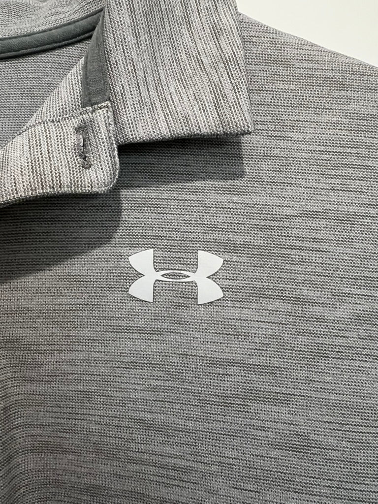 Seller #76 - Under Armour Boys Heatgear Polo - Heather Gray - Youth Large