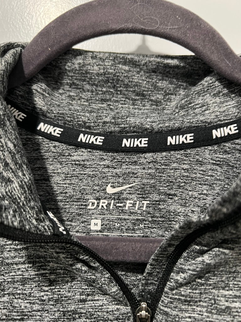 Seller #76 - Nike Dri-FIT Long Sleeve Quarter-Zip Orangetheory Fitness Coach Size Medium Gray