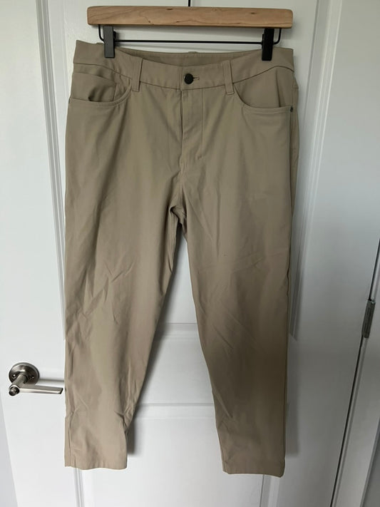 Seller #76 - Lululemon ABC Slim-Fit 5 Pocket Pant 30"L *Warpstreme - Trench - 31x30