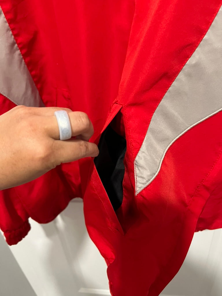 Seller #76 - The Ohio State University Windbreaker - Red Pullover - Size Xtra Large