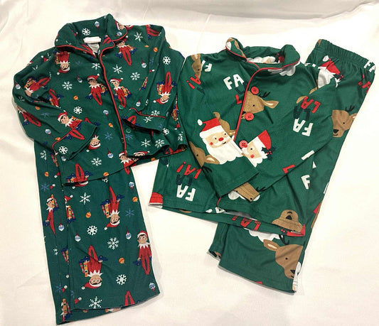 #149 4T Holiday Flannel Pajama Bundle