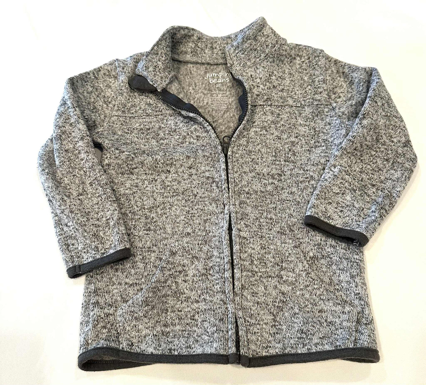 #149 2T Grey Zip Up