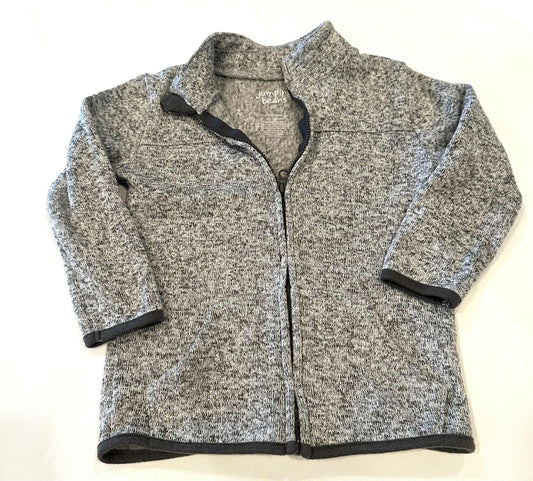 #149 2T Grey Zip Up