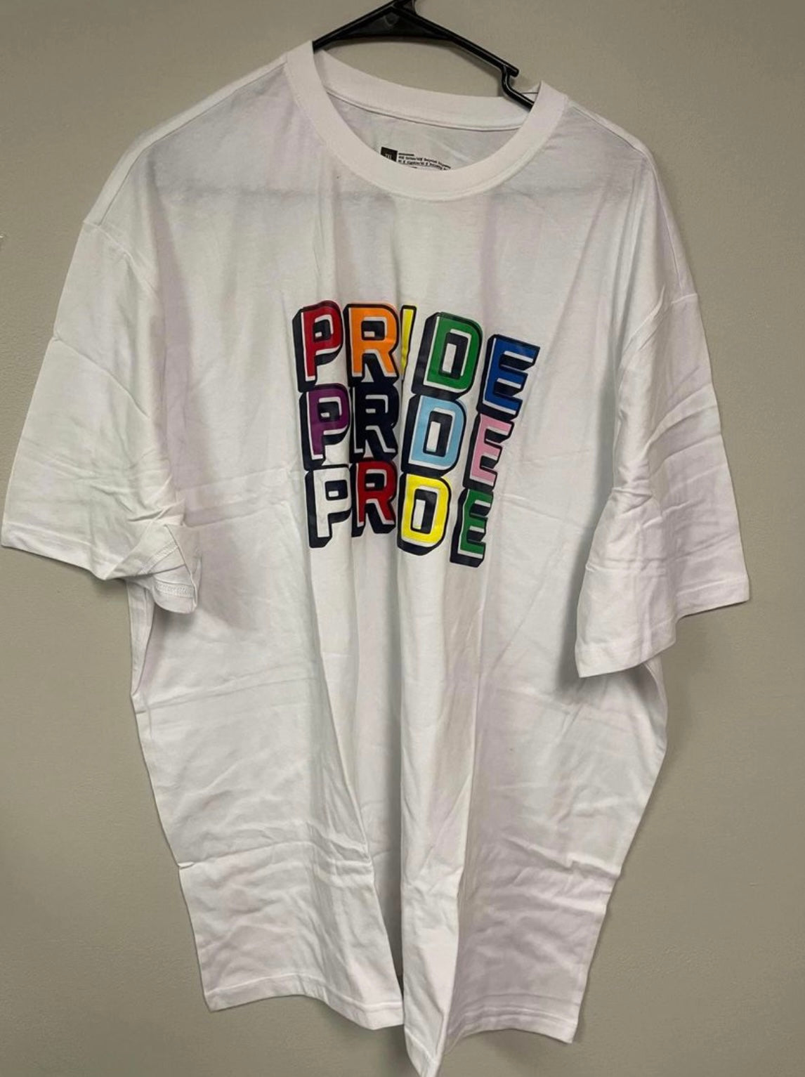 New Men 2XL pride shirt.