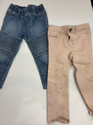 #86A girls 2T baby gap pants