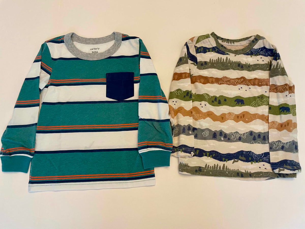 #54 - Boys 3T LS T-Shirt Bundle (2)