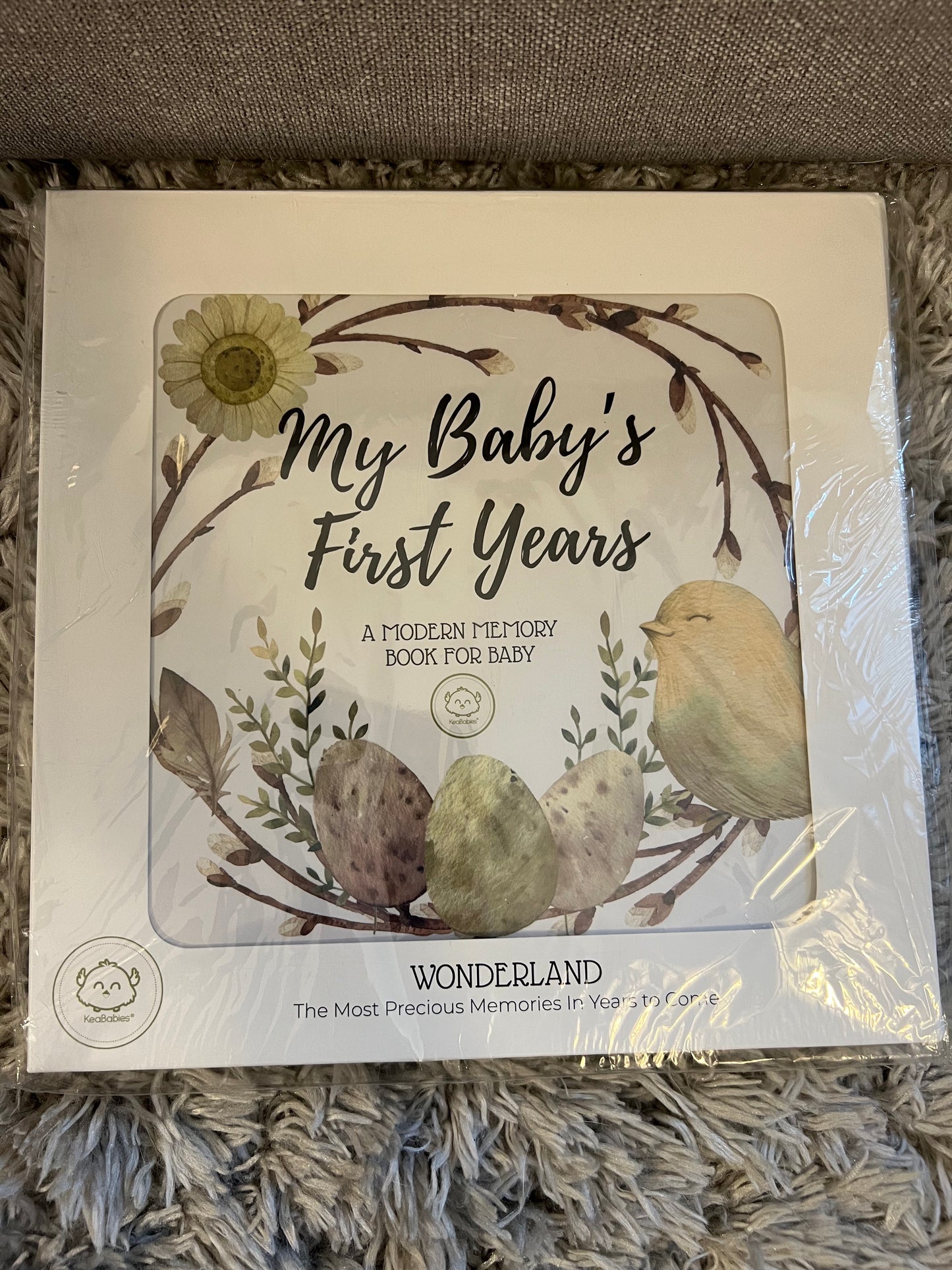 New KeaBabies My Baby's First Years Memory Book PPU 45208 or Spring Sale