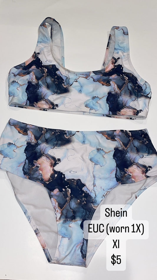 Shein high rise two piece XL but fits more like L