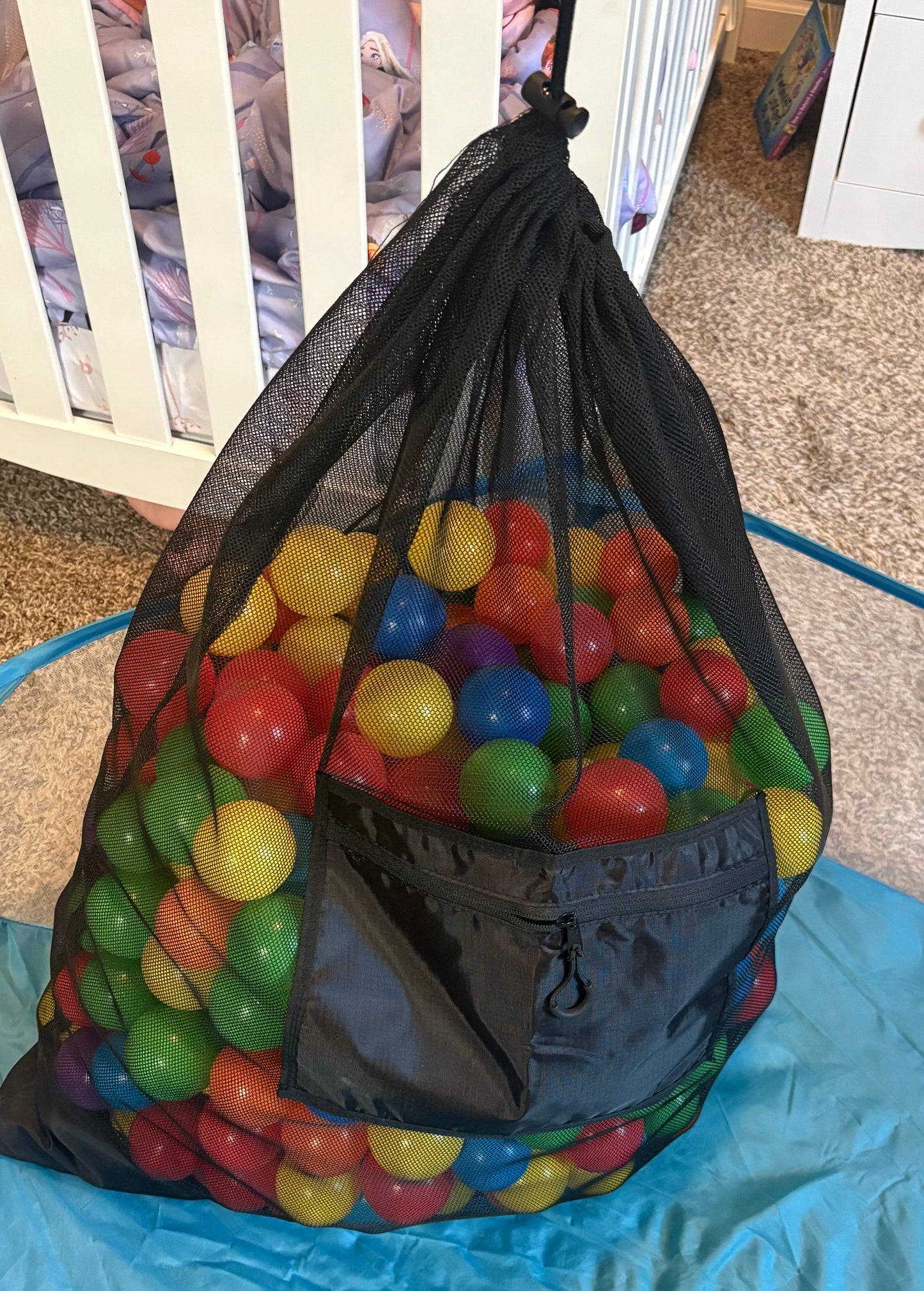 REDUCED #145 Foldable ball pit w/ balls and carrying bag