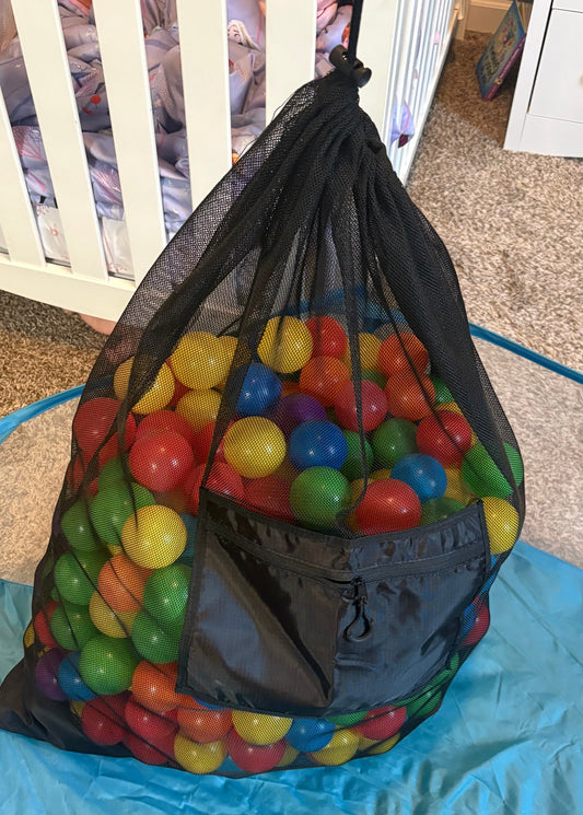 REDUCED #145 Foldable ball pit w/ balls and carrying bag