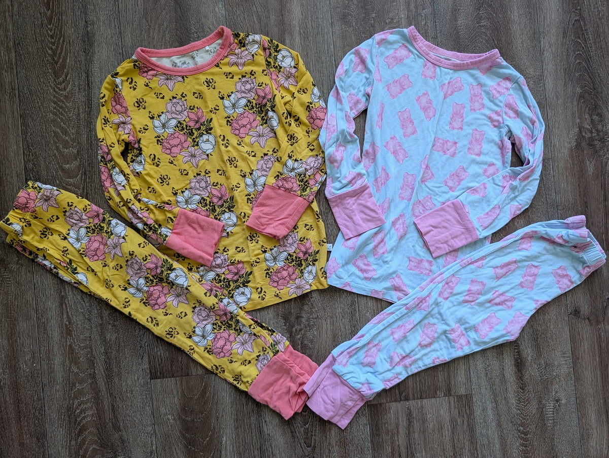 #8 Girls Bamboo Pajamas Size 3T