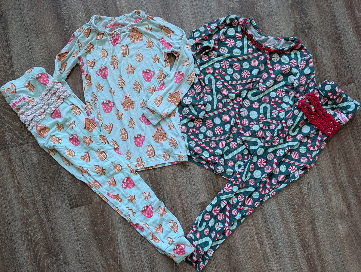 #8 Girls Pajamas Ruffle Butts Size 3T