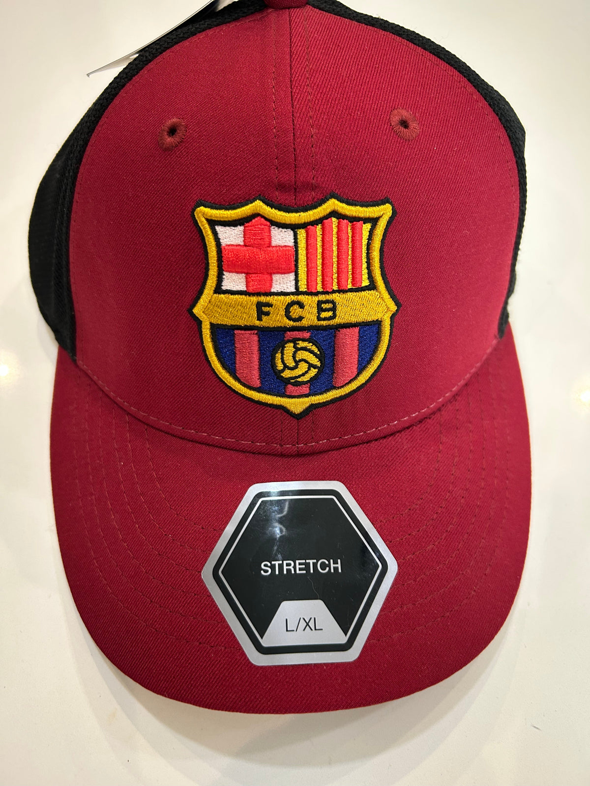 #32 Barcelona Soccer Hat Adult L/XL